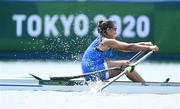 23 July 2021; Evidelia Gonzalez Jarquin of Nicaragua in action during the heats of the women's single sculls at the Sea Forest Waterway during the 2020 Tokyo Summer Olympic Games in Tokyo, Japan. Photo by Stephen McCarthy/Sportsfile