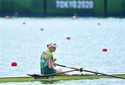 23 July 2021; Sanita Pušpure of Ireland before her heat of the women's single sculls at the Sea Forest Waterway during the 2020 Tokyo Summer Olympic Games in Tokyo, Japan. Photo by Seb Daly/Sportsfile