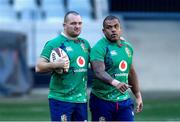23 July 2021; Ken Owens, left, and Kyle Sinckler during the British & Irish Lions Captain's Run at Cape Town Stadium in Cape Town, South Africa. Photo by Ashley Vlotman/Sportsfile
