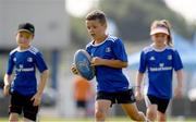 23 July 2021; Oisin Kirwam, age 8, in action during the Bank of Ireland Leinster Rugby Summer Camp at Portlaoise RFC in Portlaoise, Laois. Photo by Matt Browne/Sportsfile