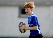 23 July 2021; Tadhg Roberts, age 12, in action during the Bank of Ireland Leinster Rugby Summer Camp at Portlaoise RFC in Portlaoise, Laois. Photo by Matt Browne/Sportsfile
