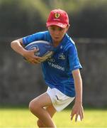 23 July 2021; Keelam Walsh, age 11, in action during the Bank of Ireland Leinster Rugby Summer Camp at Portlaoise RFC in Portlaoise, Laois. Photo by Matt Browne/Sportsfile