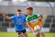 22 July 2021; Rory Egan of Offaly in action against Dublin during the EirGrid Leinster GAA Football U20 Championship Final match between Dublin and Offaly at MW Hire O'Moore Park in Portlaoise, Laois. Photo by Matt Browne/Sportsfile