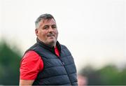 23 July 2021; Kilnamanagh manager Keith Foy during the FAI Cup First Round match between St. Kevin's Boys and Kilnamanagh at St Aidan’s CBS in Whitehall, Dublin. Photo by Eóin Noonan/Sportsfile