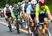 24 July 2021; Eddie Dunbar of Ireland during the men's cycling road race from Musashinonomori Park to Fuji International Speedway during the 2020 Tokyo Summer Olympic Games in Tokyo, Japan. Photo by Alex Broadway/Sportsfile