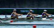 24 July 2021; Emily Craig, left, and Imogen Grant of Great Britan in action during the heats of the Lightweight Women's Double Sculls at the Sea Forest Waterway during the 2020 Tokyo Summer Olympic Games in Tokyo, Japan. Photo by Seb Daly/Sportsfile