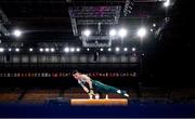 24 July 2021; Rhys McClenaghan of Ireland competes on the Pommel Horse in artistic gymnastics qualification at the Ariake Gymnastics Centre during the 2020 Tokyo Summer Olympic Games in Tokyo, Japan. Photo by Ramsey Cardy/Sportsfile
