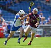24 July 2021; Shane Cooney of Galway is tackled by Shane Bennett of Waterford during the GAA Hurling All-Ireland Senior Championship Round 2 match between Waterford and Galway at Semple Stadium in Thurles, Tipperary. Photo by Ray McManus/Sportsfile