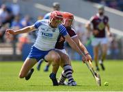 24 July 2021; Conor Whelan of Galway in action against Calum Lyons of Waterford during the GAA Hurling All-Ireland Senior Championship Round 2 match between Waterford and Galway at Semple Stadium in Thurles, Tipperary. Photo by Ray McManus/Sportsfile