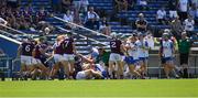 24 July 2021; Players from both sides jostle each other during the GAA Hurling All-Ireland Senior Championship Round 2 match between Waterford and Galway at Semple Stadium in Thurles, Tipperary. Photo by Ray McManus/Sportsfile