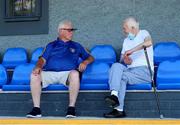 24 July 2021; Fairview Rangers treasurer Noel Whyte, left, in conversation with club member Mick O'Connell before the FAI Cup First Round match between Fairview Rangers and Finn Harps at Fairview Rangers AFC in Limerick. Photo by Michael P Ryan/Sportsfile