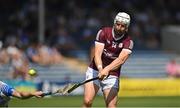 24 July 2021; Joe Canning of Galway scores his 8th point of the game, making him the all-time top scorer in the senior hurling championship moving past former Kilkenny hurler Henry Shefflin, during the GAA Hurling All-Ireland Senior Championship Round 2 match between Waterford and Galway at Semple Stadium in Thurles, Tipperary. Photo by Harry Murphy/Sportsfile