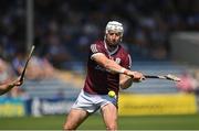 24 July 2021; Joe Canning of Galway scores his 8th point of the game, making him the all-time top scorer in the senior hurling championship moving past former Kilkenny hurler Henry Shefflin, during the GAA Hurling All-Ireland Senior Championship Round 2 match between Waterford and Galway at Semple Stadium in Thurles, Tipperary. Photo by Harry Murphy/Sportsfile