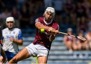 24 July 2021; Jason Flynn of Galway shoots to score his side's third goal during the GAA Hurling All-Ireland Senior Championship Round 2 match between Waterford and Galway at Semple Stadium in Thurles, Tipperary. Photo by Harry Murphy/Sportsfile