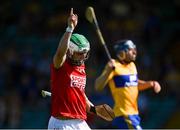 23 July 2021; Shane Kingston of Cork celebrates scoring his side's second goal during the GAA Hurling All-Ireland Senior Championship Round 2 match between Clare and Cork at LIT Gaelic Grounds in Limerick. Photo by Piaras Ó Mídheach/Sportsfile