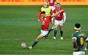 24 July 2021; Elliot Daly looks on as team-mate Dan Biggar of the British and Irish Lions kicks a penalty during the first test of the British and Irish Lions tour match between South Africa and British and Irish Lions at Cape Town Stadium in Cape Town, South Africa. Photo by Ashley Vlotman/Sportsfile