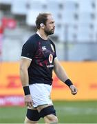 24 July 2021; Captain Alun Wyn Jones of British and Irish Lions warms up prior to the first test of the British and Irish Lions tour match between South Africa and British and Irish Lions at Cape Town Stadium in Cape Town, South Africa. Photo by Ashley Vlotman/Sportsfile