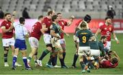 24 July 2021; British and Irish Lions players celebrate after winning the scrum during the first test of the British and Irish Lions tour match between South Africa and British and Irish Lions at Cape Town Stadium in Cape Town, South Africa. Photo by Ashley Vlotman/Sportsfile