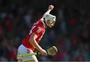 23 July 2021; Shane Barrett of Cork celebrates after scoring his side's third goal during the GAA Hurling All-Ireland Senior Championship Round 2 match between Clare and Cork at LIT Gaelic Grounds in Limerick. Photo by Eóin Noonan/Sportsfile