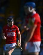 23 July 2021; Conor Cahalane of Cork celebrates during the GAA Hurling All-Ireland Senior Championship Round 2 match between Clare and Cork at LIT Gaelic Grounds in Limerick. Photo by Piaras Ó Mídheach/Sportsfile