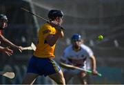 23 July 2021; Tony Kelly of Clare takes a shot on goal in injury-time of the second half during the GAA Hurling All-Ireland Senior Championship Round 2 match between Clare and Cork at LIT Gaelic Grounds in Limerick. Photo by Piaras Ó Mídheach/Sportsfile