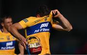 23 July 2021; John Conlon of Clare leaves the pitch after his side's defeat in the GAA Hurling All-Ireland Senior Championship Round 2 match between Clare and Cork at LIT Gaelic Grounds in Limerick. Photo by Piaras Ó Mídheach/Sportsfile