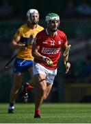 23 July 2021; Shane Kingston of Cork gets past Conor Cleary of Clare during the GAA Hurling All-Ireland Senior Championship Round 2 match between Clare and Cork at LIT Gaelic Grounds in Limerick. Photo by Piaras Ó Mídheach/Sportsfile