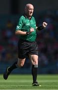 23 July 2021; Referee John Keenan during the GAA Hurling All-Ireland Senior Championship Round 2 match between Clare and Cork at LIT Gaelic Grounds in Limerick. Photo by Piaras Ó Mídheach/Sportsfile