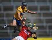 23 July 2021; Robbie O'Flynn of Cork in action against David McInerney of Clare during the GAA Hurling All-Ireland Senior Championship Round 2 match between Clare and Cork at LIT Gaelic Grounds in Limerick. Photo by Piaras Ó Mídheach/Sportsfile