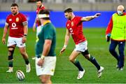 24 July 2021; Dan Biggar of British and Irish Lions kicks a penalty during the first test of the British and Irish Lions tour match between South Africa and British and Irish Lions at Cape Town Stadium in Cape Town, South Africa. Photo by Ashley Vlotman/Sportsfile