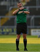 24 July 2021; Referee Patrick Murphy during the Allianz Hurling League Division 1 Relegation Play-off match between Laois and Westmeath at MW Hire O'Moore Park in Portlaoise, Co Laois. Photo by Harry Murphy/Sportsfile