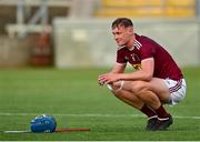 24 July 2021; Tommy Doyle of Westmeath reacts after the Allianz Hurling League Division 1 Relegation Play-off match between Laois and Westmeath at MW Hire O'Moore Park in Portlaoise, Co Laois. Photo by Harry Murphy/Sportsfile