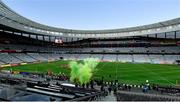 24 July 2021; A general view of the players running out during the first test of the British and Irish Lions tour match between South Africa and British and Irish Lions at Cape Town Stadium in Cape Town, South Africa. Photo by Ashley Vlotman/Sportsfile