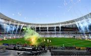 24 July 2021; A general view of the players running out during the first test of the British and Irish Lions tour match between South Africa and British and Irish Lions at Cape Town Stadium in Cape Town, South Africa. Photo by Ashley Vlotman/Sportsfile