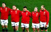 24 July 2021; British and Irish Lions players line-up before the first test of the British and Irish Lions tour match between South Africa and British and Irish Lions at Cape Town Stadium in Cape Town, South Africa. Photo by Ashley Vlotman/Sportsfile