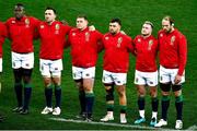 24 July 2021; British and Irish Lions players line-up before the first test of the British and Irish Lions tour match between South Africa and British and Irish Lions at Cape Town Stadium in Cape Town, South Africa. Photo by Ashley Vlotman/Sportsfile