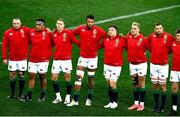 24 July 2021; British and Irish Lions players line-up before the first test of the British and Irish Lions tour match between South Africa and British and Irish Lions at Cape Town Stadium in Cape Town, South Africa. Photo by Ashley Vlotman/Sportsfile