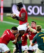 24 July 2021; Maro Itoje of British and Irish Lions wins the ball in the air during the first test of the British and Irish Lions tour match between South Africa and British and Irish Lions at Cape Town Stadium in Cape Town, South Africa. Photo by Ashley Vlotman/Sportsfile
