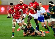 24 July 2021; Courtney Lawes of British and Irish Lions evades the tackle of Pieter Steph du Toit of South Africa during the first test of the British and Irish Lions tour match between South Africa and British and Irish Lions at Cape Town Stadium in Cape Town, South Africa. Photo by Ashley Vlotman/Sportsfile