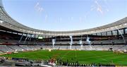 24 July 2021; A general view of the players running out during the first test of the British and Irish Lions tour match between South Africa and British and Irish Lions at Cape Town Stadium in Cape Town, South Africa. Photo by Ashley Vlotman/Sportsfile