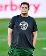 24 July 2021; South Africa head coach Rassie Erasmus prior to the first test of the British and Irish Lions tour match between South Africa and British and Irish Lions at Cape Town Stadium in Cape Town, South Africa. Photo by Ashley Vlotman/Sportsfile