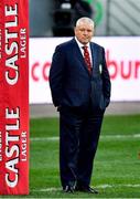24 July 2021; British & Irish Lions Head Coach Warren Gatland looks on prior to the first test of the British and Irish Lions tour match between South Africa and British and Irish Lions at Cape Town Stadium in Cape Town, South Africa. Photo by Ashley Vlotman/Sportsfile