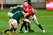 24 July 2021; Ken Owens of the British and Irish Lions is tackled during the first test of the British and Irish Lions tour match between South Africa and British and Irish Lions at Cape Town Stadium in Cape Town, South Africa. Photo by Ashley Vlotman/Sportsfile