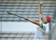 21 July 2021; Offaly goalkeeper Kieran Coonan during the Electric Ireland Leinster GAA Minor Hurling Championship Semi-Final match between Kilkenny and Offaly at UPMC Nowlan Park in Kilkenny. Photo by Eóin Noonan/Sportsfile
