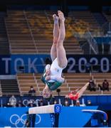 25 July 2021; Megan Ryan of Ireland competing on the balance beam during women's artistic gymnastics all-round qualification at the Ariake Gymnastics Centre during the 2020 Tokyo Summer Olympic Games in Tokyo, Japan. Photo by Brendan Moran/Sportsfile