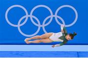 25 July 2021; Megan Ryan of Ireland competing on the floor during the women's artistic gymnastics all-round qualification at the Ariake Gymnastics Centre during the 2020 Tokyo Summer Olympic Games in Tokyo, Japan. Photo by Brendan Moran/Sportsfile