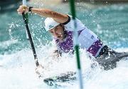 25 July 2021; Liam Jegou of Ireland in action during the Men’s C1 Canoe Slalom heats at the Kasai Canoe Slalom Centre during the 2020 Tokyo Summer Olympic Games in Tokyo, Japan. Photo by Ramsey Cardy/Sportsfile