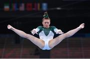 25 July 2021; Megan Ryan of Ireland competing on the uneven bars during the women's artistic gymnastics all-round qualification at the Ariake Gymnastics Centre during the 2020 Tokyo Summer Olympic Games in Tokyo, Japan. Photo by Brendan Moran/Sportsfile