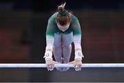 25 July 2021; Megan Ryan of Ireland competing on the uneven bars during women's artistic gymnastics all-round qualification at the Ariake Gymnastics Centre during the 2020 Tokyo Summer Olympic Games in Tokyo, Japan. Photo by Brendan Moran/Sportsfile