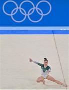 25 July 2021; Megan Ryan of Ireland competing on the floor during women's artistic gymnastics all-round qualification at the Ariake Gymnastics Centre during the 2020 Tokyo Summer Olympic Games in Tokyo, Japan. Photo by Brendan Moran/Sportsfile